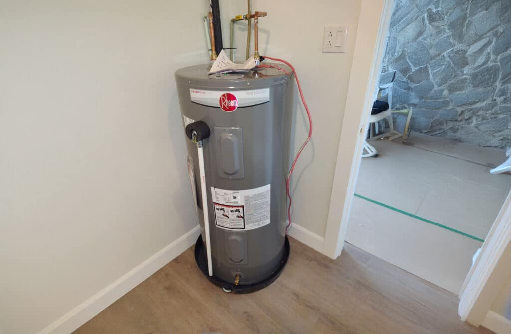 Installation chauffe-eau